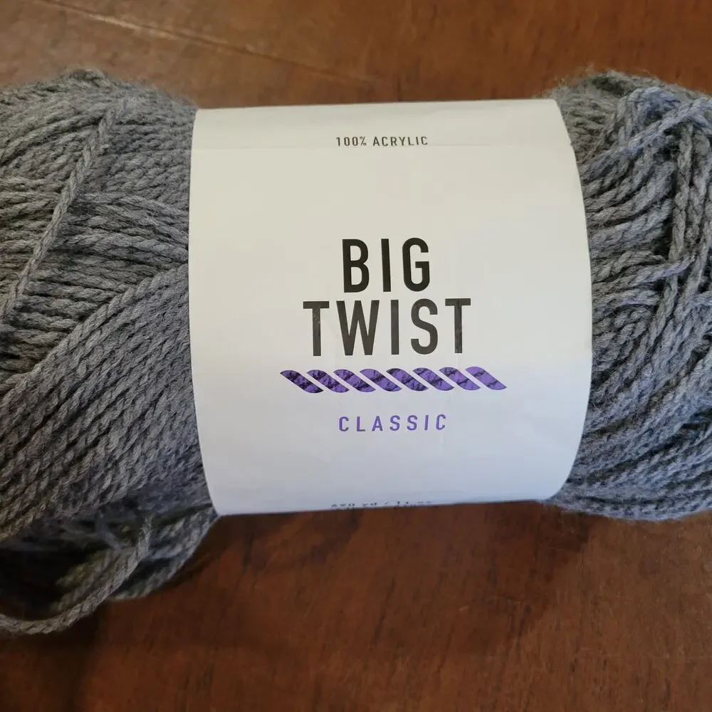 BIG TWIST Clossic Gray 11oz 690 yards (310 gr 630m) New, with tag